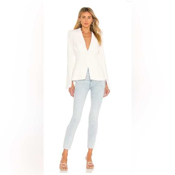 Amanda Uprichard Dovima Blazer in Ivory - Picture 5 of 16